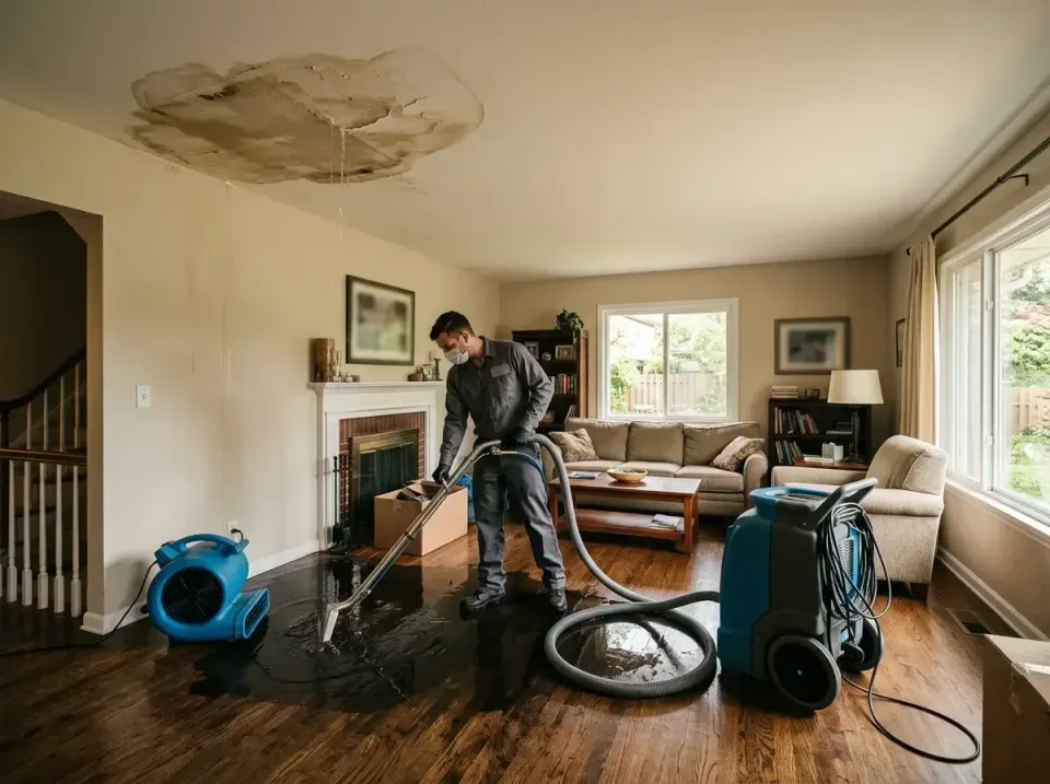 attic-pipe-burst-ceiling-drip-008 — frequently asked questions, Water Damage Restoration & Carpet Care in Harrisburg, OR